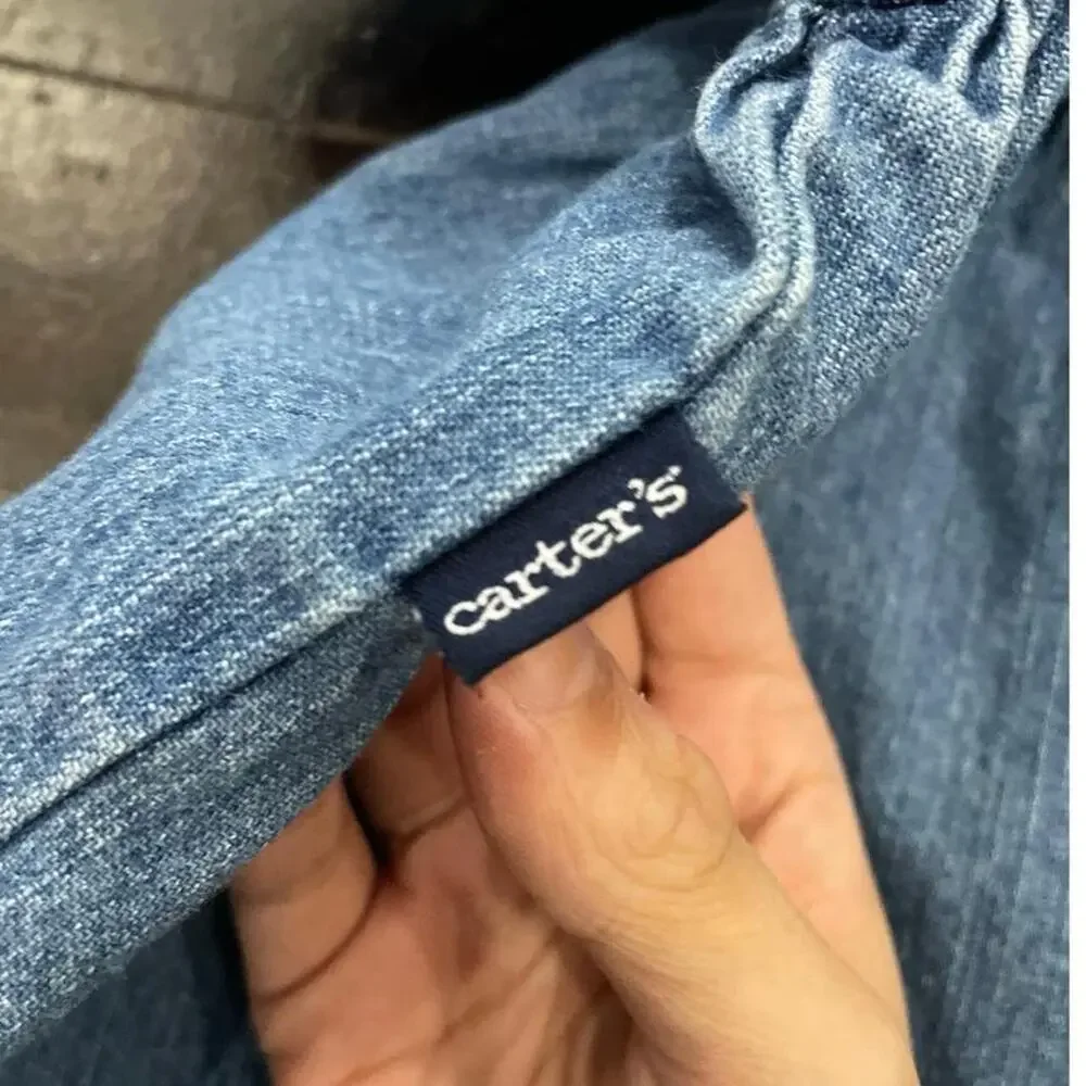 Adorable vintage carters jean dress